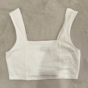 ASOS white tank top size 10